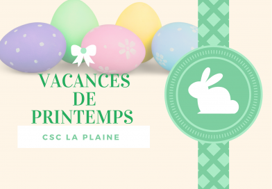 Vacances de Printemps – CSC La Plaine