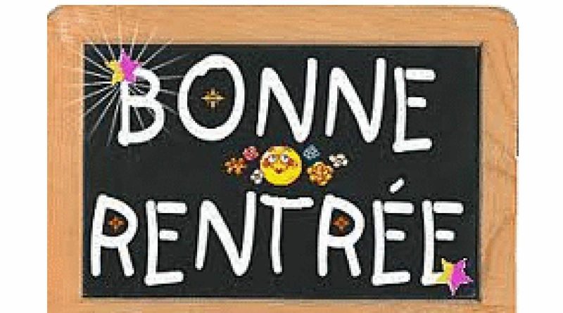 C’EST LA RENTREE